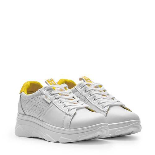 Bielo-žlté športové tenisky BO-529